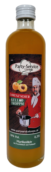 Lorenz`scher Kellor-Troppm Marillenlik&ouml;r 0,35l